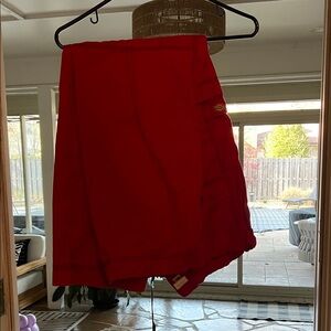 Dickies Crimson Scrub Cargo Pants, Womens size large